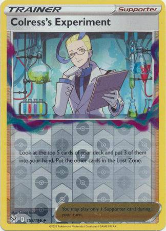 Colress's Experiment : LOST ORIGIN (Reverse holo) - 155/196 - Lockett Labs UK
