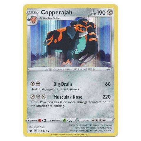 Copperajah : SWORD & SHIELD BASE (Holo) - 137/202