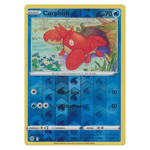 Corphish : BRILLIANT STARS (Reverse holo) - 032/172