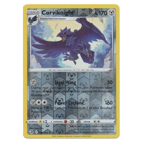 Corviknight : FUSION STRIKE (Reverse holo) - 190/264