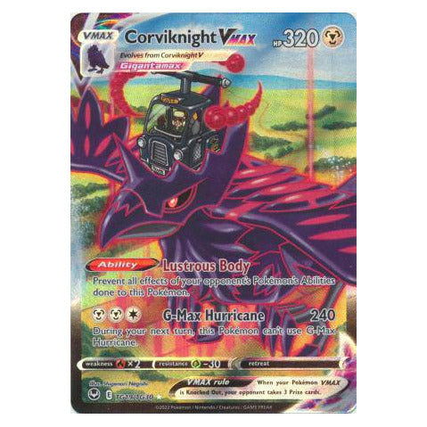 Corviknight VMAX : SILVER TEMPEST - TG19/TG30