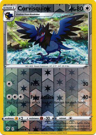 Corvisquire : DARKNESS ABLAZE (Reverse holo) - 155/189