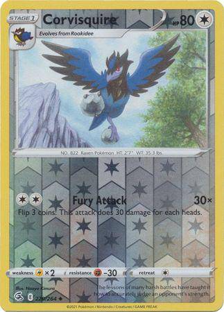 Corvisquire : FUSION STRIKE (Reverse holo) - 220/264 - Lockett Labs UK