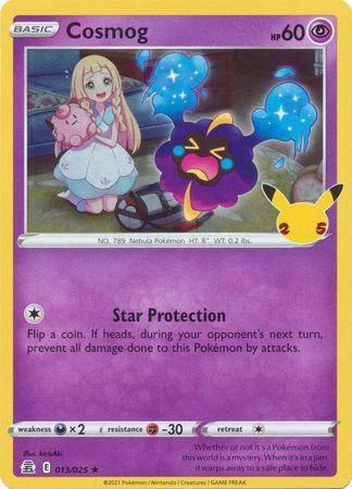 Cosmog : CELEBRATIONS (Holo) - 013/025 - Lockett Labs UK