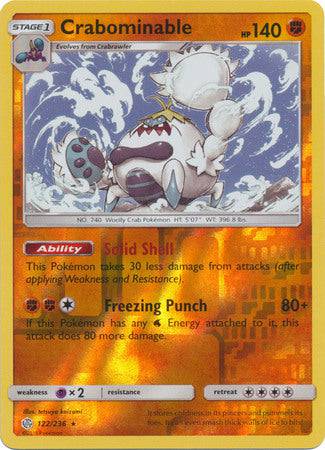 Crabominable : COSMIC ECLIPSE (Reverse holo) - 122/236 - Lockett Labs UK