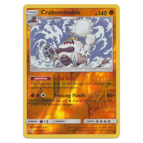 Crabominable : COSMIC ECLIPSE (Reverse holo) - 122/236