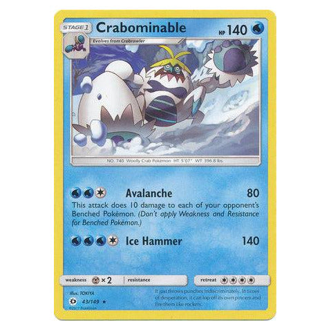 Crabominable : SUN & MOON BASE - 43/149