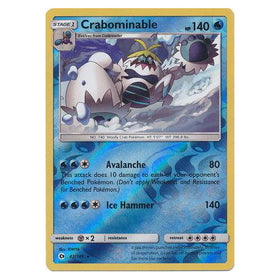 Crabominable : SUN & MOON BASE (Reverse holo) - 43/149