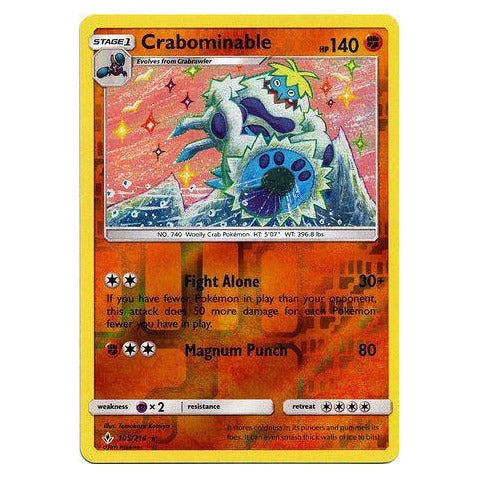 Crabominable : UNBROKEN BONDS (Reverse holo) - 105/214