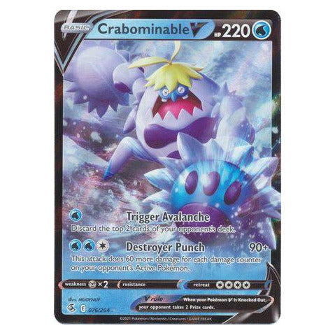 Crabominable V : FUSION STRIKE - 076/264