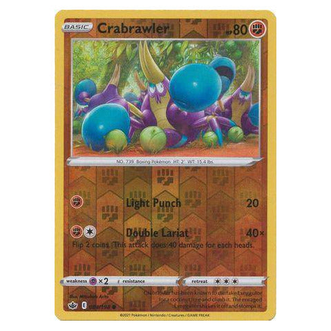 Crabrawler : CHILLING REIGN (Reverse holo) - 84/198