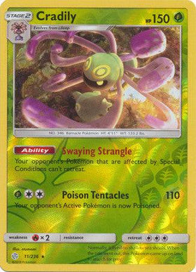 Cradily : COSMIC ECLIPSE (Reverse holo) - 11/236