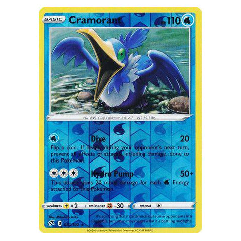 Cramorant : REBEL CLASH (Reverse holo) - 051/192