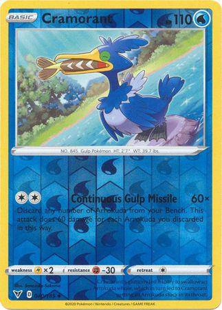 Cramorant : VIVID VOLTAGE (Reverse holo) - 040/185 - Lockett Labs UK