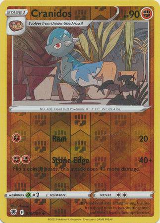 Cranidos : ASTRAL RADIANCE (Reverse holo) - 076/189 - Lockett Labs UK