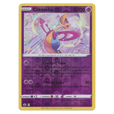 Cresselia : CHILLING REIGN (Reverse holo) - 064/198