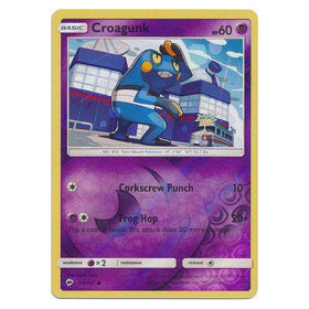 Croagunk : BURNING SHADOWS (Reverse holo) - 54/147