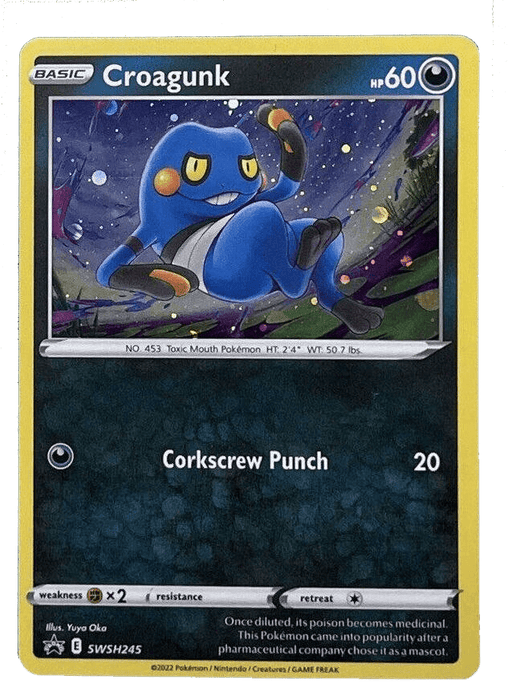 Croagunk : PROMO (Holo) - SWSH245