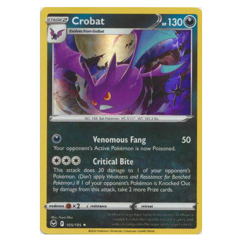 Crobat : SILVER TEMPEST (Holo) - 105/195