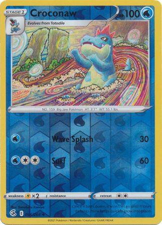 Croconaw : FUSION STRIKE (Reverse holo) - 056/264 - Lockett Labs UK