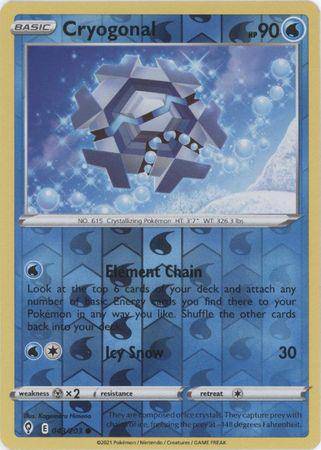 Cryogonal : EVOLVING SKIES (Reverse holo) - 043/203 - Lockett Labs UK