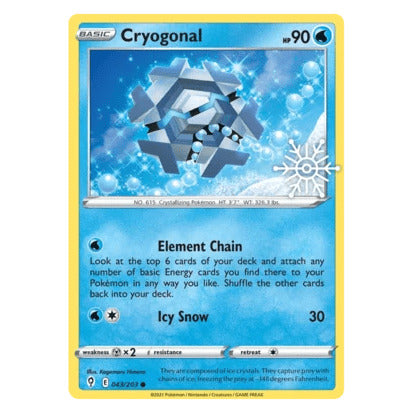 Cryogonal : PROMO (Holo) (Snowflake Stamp) (Sealed) - 043/203