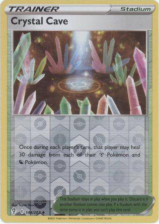 Crystal Cave : EVOLVING SKIES (Reverse holo) - 144/203 - Lockett Labs UK