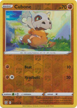 Cubone : BATTLE STYLES (Reverse holo) - 069/163 - Lockett Labs UK