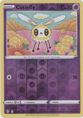 Cutiefly : EVOLVING SKIES (Reverse holo) - 078/203 - Lockett Labs UK
