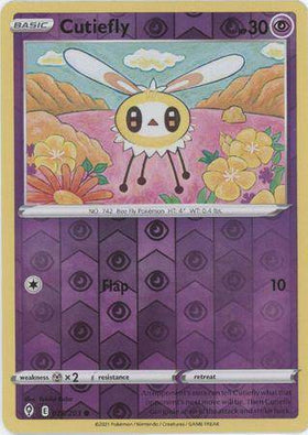 Cutiefly : EVOLVING SKIES (Reverse holo) - 078/203 - Lockett Labs UK
