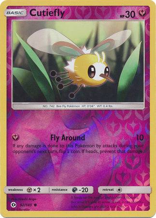 Cutiefly : SUN & MOON BASE (Reverse holo) - 92/149