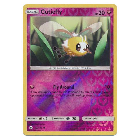 Cutiefly : SUN & MOON BASE (Reverse holo) - 92/149