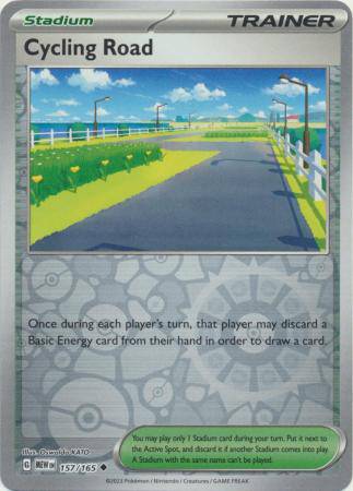 Cycling Road : 151 (Reverse holo) - 157/165