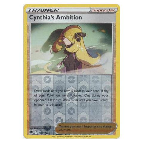 Cynthia's Ambition : BRILLIANT STARS (Reverse holo) - 138/172
