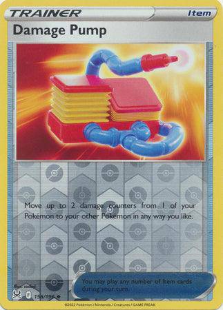 Damage Pump : LOST ORIGIN (Reverse holo) - 156/196 - Lockett Labs UK