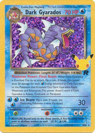 Dark Gyarados : CELEBRATIONS - 8/82