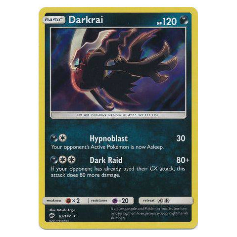 Darkrai : BURNING SHADOWS (Holo) - 87/147