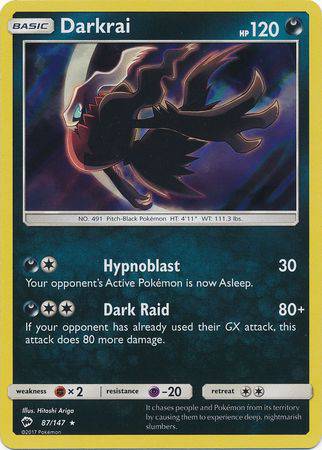 Darkrai : BURNING SHADOWS (Holo) - 87/147