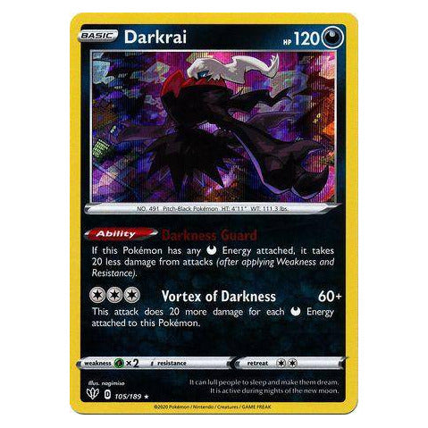Darkrai : DARKNESS ABLAZE (Holo) - 105/189