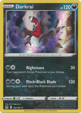 Darkrai : LOST ORIGIN (Holo) - 120/196 - Lockett Labs UK