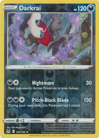 Darkrai : LOST ORIGIN (Reverse holo) - 120/196