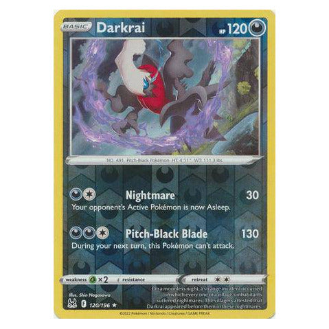 Darkrai : LOST ORIGIN (Reverse holo) - 120/196
