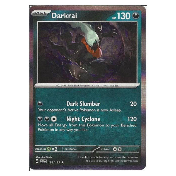 Darkrai : OBSIDIAN FLAMES (Holo) - 136/197