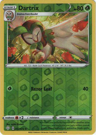 Dartrix : SHINING FATES (Reverse holo) - 007/072 - Lockett Labs UK