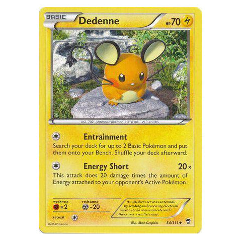 Dedenne : FURIOUS FISTS - 34/111