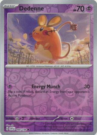 Dedenne : SCARLET & VIOLET BASE (Reverse holo) - 094/198