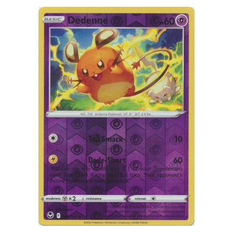 Dedenne : SILVER TEMPEST (Reverse holo) - 085/195
