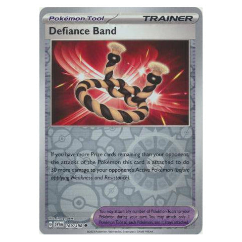 Defiance Band : SCARLET & VIOLET BASE (Reverse holo) - 169/198