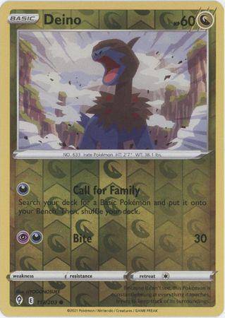 Deino : EVOLVING SKIES (Reverse holo) - 113/203 - Lockett Labs UK