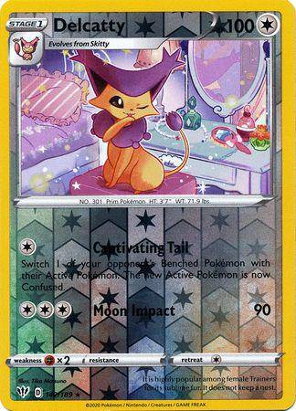 Delcatty : DARKNESS ABLAZE (Reverse holo) - 142/189 - Lockett Labs UK